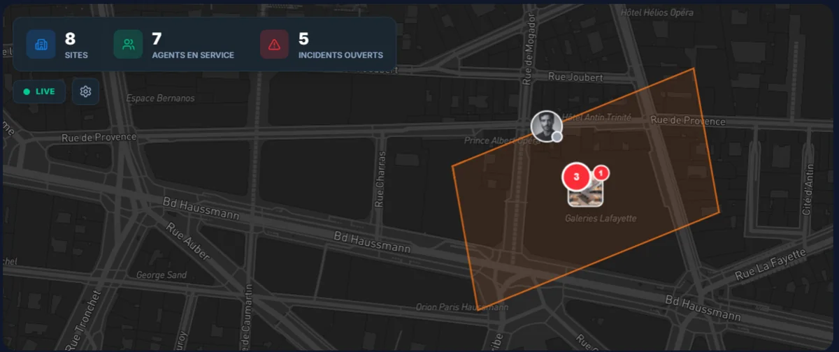 AGENZ — Terrain & Pointage