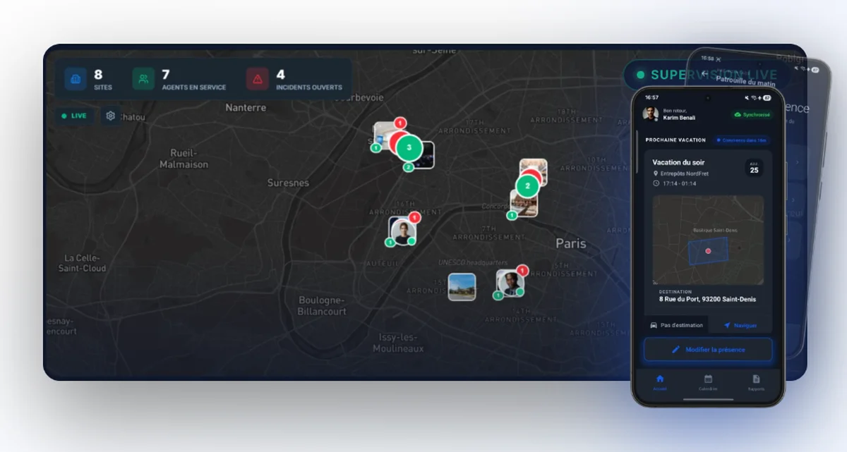 Dashboard AGENZ — Supervision Live